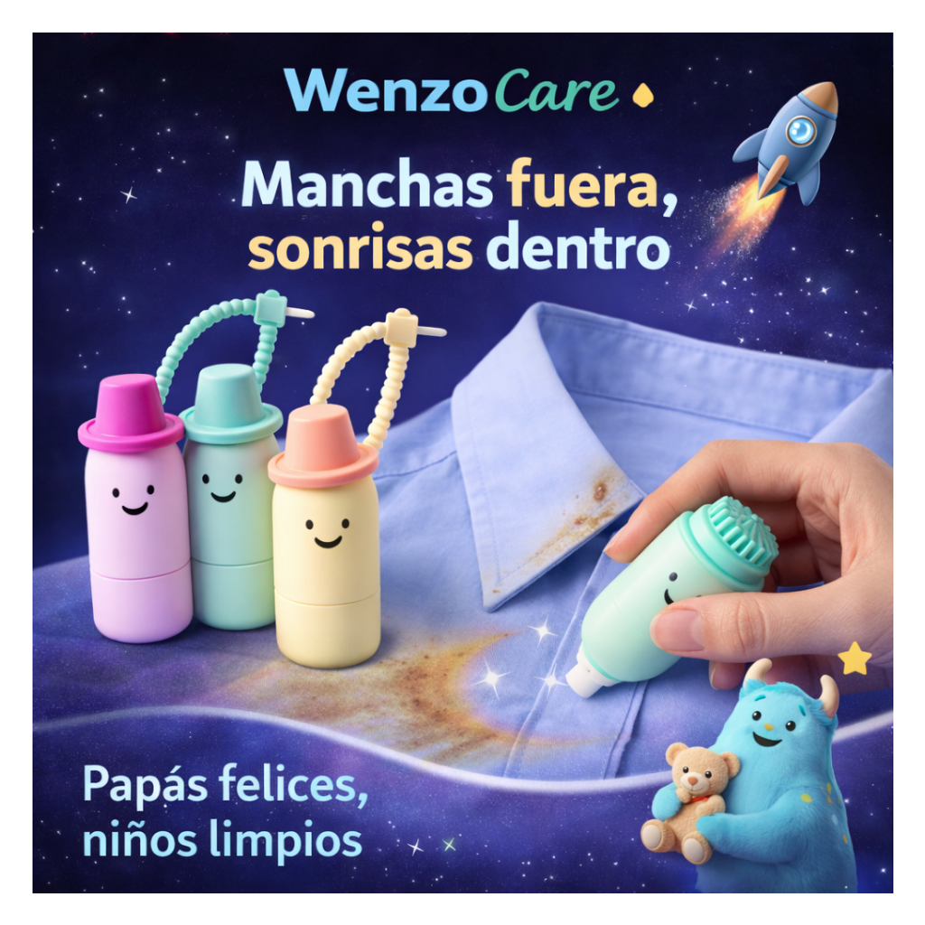 Wenzo Care – Limpieza Donde Sea – Manchas fuera.