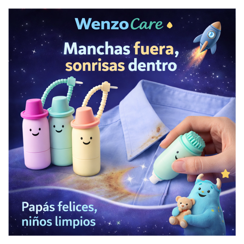 Wenzo Care – Limpieza Donde Sea – Manchas fuera.